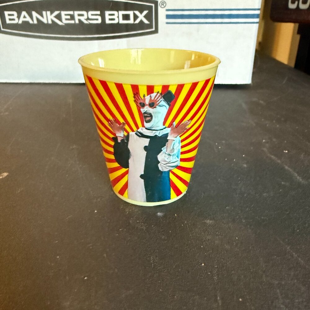 Spirit Terrifier Art The Clown 2" Plastic Shot Glass